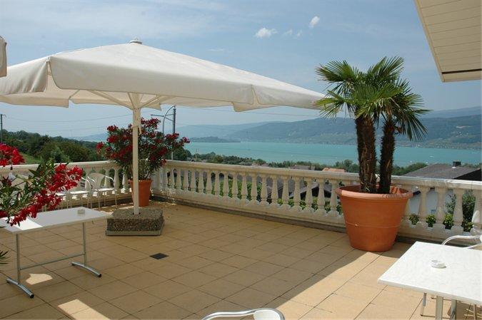 Restaurant-Hotel Seeblick Morigen Bagian luar foto